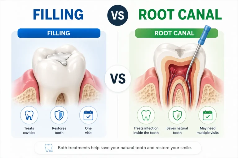 Dental Filling vs Root Canal: How to Know the Difference